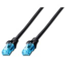 Patchcord Digitus Utp Kat. 5E 0,5M Pvc Czarny
