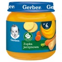 Príkrm Gerber Zeleninová polievka pre bábätká po 4. mesiaci 125 g x 6 Vek podávania od 4. mesiaca
