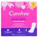 Carefree Plus Large hygienické vložky jemná vôňa 64 ks Značka Carefree