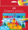 Фломастеры, фломастеры на молнии, 36 цветов, FABER CASTELL