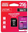 GOODRAM 256GB CL10 UHS I microSD karta + adaptér Výrobca Goodram