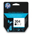 HP originál ink N9K06AE, HP 304, black, Kód výrobcu N9K06AE