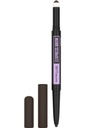 Maybelline Express Brow Satin Duo obojstranná ceruzka na obočie 05 Black Brown Hmotnosť 150 g