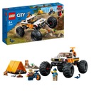 LEGO City 60387 Внедорожник 4x4 плюс 2 ВЕЛОСИПЕДА и 2 ФИГУРКИ