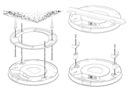 Access Point Edimax Pro CAP300 N300 PoE Radius Sufitowy Standard pracy bezprzewodowej 802.11n (Wi-Fi 4) 802.11g 802.11b