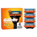 Náplne do strojčekov Gillette Fusion Power Gillette 4 ks Účel pre žiletky Gillette Fusion Power