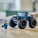 LEGO CITY č. 60402 - Modrý monster truck + KATALÓG LEGO 2024 Hmotnosť (s balením) 0.308 kg