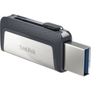 SanDisk pendrive 256GB USB 3.0 / USB-C Ultra Dual Drive 150 MB/s Maksymalna prędkość odczytu 150 MB/s