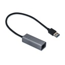 Adaptér iTec U3METALGLAN USB - RJ45 šedý Model U3METALGLAN