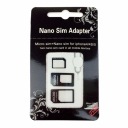 NANO MICRO SIM АДАПТЕР 4 в 1 iPhone Galaxy HTC