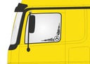 Наклейки на боковые стекла MERCEDES ACTROS AROCS