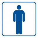 Вывеска ПВХ Вывеска Мужской туалет