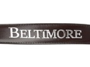 Ремень Beltimore коричневый кожаный для широких брюк