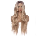 PERUKA BLOND brąz długie włosy OMBRE fale 70 cm