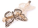 Заколка-бабочка M21 BUTTERFLY с золотой пряжкой для волос