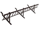 Płotek śniegowy bariera 200cm 20cm blacha JANOSIK