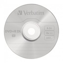 Płyta DVD+R DL Verbatim DVD+R 8x 8.5GB 25P CB Double Layer 43757 43757 Rodzaj nośnika DVD+R DL
