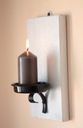 Świecznik wiszący na ścianę- rustykalny vintage Marka inna
