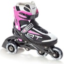 Rolki Wrotki Łyżwy 4w1 Regulowane RAVEN Profession Black/Pink 38-42