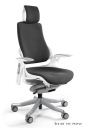 Fotel ergonomiczny WAU biały BL418 BLACK