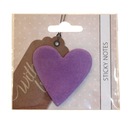 САМОКЛЕЯЩИЕСЯ ЗАПИСКИ СЕРДЦЕ ФИОЛЕТОВЫЙ INCOOD