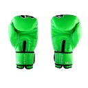 Боксерские перчатки BELTOR VICTOUS зеленый неон 10oz