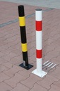 Парковочный блок, фиксированный столбик, h=72см, парковочный барьер