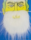 Белая Борода с усами на резинке Старик Карлик