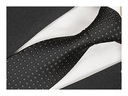 Классический мужской жаккардовый галстук, ЧЕРНЫЙ rc265