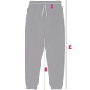 Next Bawełniane Granatowe Dziewczęce Dziecięce Jeansy Spodnie Jogger 122 cm Kolor niebieski