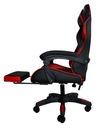 Офисное игровое кресло с поворотным ковшом для геймера, красное