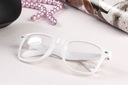 Женские мужские очки KUJONKI прозрачные прозрачные линзы СУПЕР КАЧЕСТВА белые