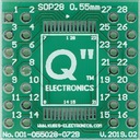 TSOP28 (Тип I) 0,55 мм на 2xIDC2x7