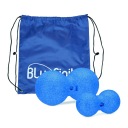 2 роликовых ДВОЙНЫХ МАССАЖНЫХ МЯЧИКА 16 24 + рюкзак