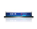VERBATIM CD-R (10 шт.), шпиндель, 52x, 700 МБ (43437)