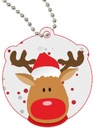 КУЛОН СВЕТООТРАЖАЮЩИЙ ОЛЕНЬ, СВЕТООТРАЖАЮЩИЙ БРЕЛОК