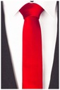 ЖАККАРДОВЫЙ галстук 7см Мужской костюм однотонный гладкий красный rr09