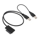 Угловой адаптер MiniSATA 13PIN для 2x USB DVD