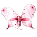 КРЫЛЬЯ БАБОЧКИ + КРАСНЫЕ АКСЕССУАРЫ ПАЛОЧКА