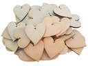 Сердечки деревянные из фанеры 100 штук сердечек 4,5 см.