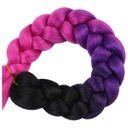 СИНТЕТИЧЕСКИЕ волосы для косичек ЦВЕТНЫЕ косички НАРАЩИВАНИЕ ВОЛОС ОМБРЕ