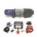 ЛЕБЕДКА, ТРОСОВАЯ ЛЕБЕДКА 2495КГ 12В СТАЛЬНОЙ ТРОС