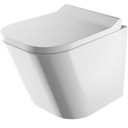 OMNIRES КОРОТКИЙ УНИТАЗ БЕЗОБЕДКИ 48см ФОНТАН/зазор