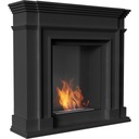 Бездымный биокамин LEGIONIS черный TUV + Галька