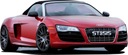 НАКЛЕЙКИ на стену автомобили Audi 70х30 см
