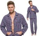 МУЖСКАЯ ФЛАНЕЛЕВАЯ ХЛОПКОВАЯ ПИЖАМА НА МОЛНИИ - XL
