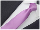 Гладкий одноцветный мужской галстук 7см LILA R41