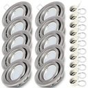 10 передвижных галогенных светильников SN + лампочка. Светодиод GU10 7Вт