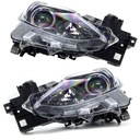 REJILLAS FAROS MAZDA 3 13- JUEGO IZQUIERDA+DERECHA 