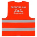 ВИДИМЫЙ ПРЕДУПРЕЖДАЮЩИЙ ЖИЛЕТ ДЛЯ ОПЕРАТОРА БПЛА ДРОНА
